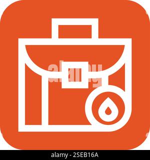 Beschäftigungsvektor-Symbol Design-Illustration Stock Vektor