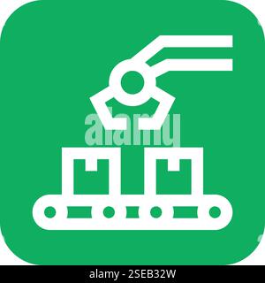 Illustration Des Symbols „Förderband Vektor“ Stock Vektor