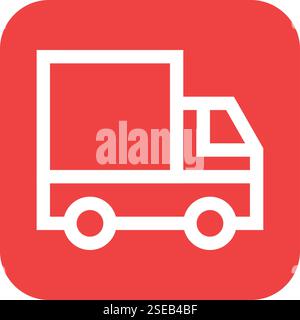 Cargo Delivery Tr Vector Symbol Design Illustration Stock Vektor