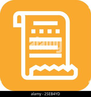 Vektor-Symbol Für Zahlungsrechnung - Konstruktionsabbildung Stock Vektor