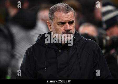 LONDON, ENGLAND – JANUAR 30: Ange Postecoglou, Cheftrainer des Tottenham Hotspur FC während der Phase MD8 der UEFA Europa League 2024/25 League Stockfoto