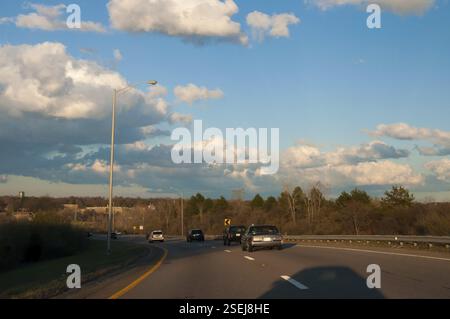 Malerische Route 3 von Boston nach Cape Cod, MA, Cape Cod, USA, Nordamerika Stockfoto
