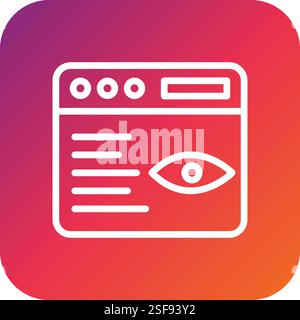 Illustration Des Vektor-Symbols Stock Vektor