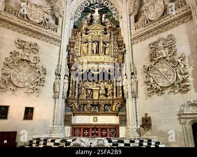 Die Kapelle der Reinigung (die Kapelle der Condestables), die Kathedrale von Burgos Stockfoto