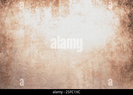 Alte Leinwand Vintage Textur Hintergrund in braunen Tönen. Horizontal. Stockfoto