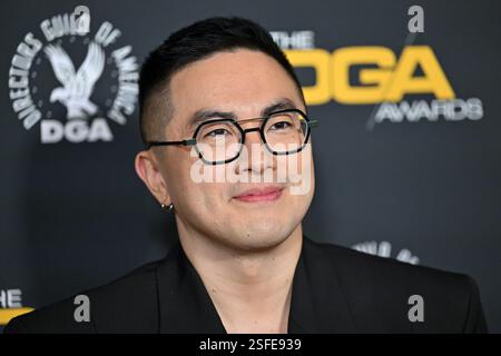 Beverly Hills, Usa. Februar 2025. Bowen Yang nimmt am Samstag, den 8. Februar 2024, an den 77. Jährlichen Directors Guild of America Awards im Beverly Hilton Hotel in Beverly Hills, Kalifornien, Teil. Foto: Chris Chew/UPI Credit: UPI/Alamy Live News Stockfoto