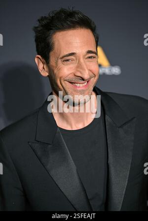 Beverly Hills, Usa. Februar 2025. Adrien Brody nimmt am Samstag, den 8. Februar 2024, an den 77. Jährlichen Directors Guild of America Awards im Beverly Hilton Hotel in Beverly Hills, Kalifornien, Teil. Foto: Chris Chew/UPI Credit: UPI/Alamy Live News Stockfoto