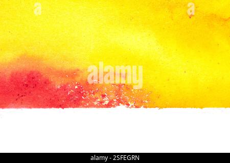 Lebendige, fließende Aquarelle Farbe Swirls Hintergrund Abstract Stockfoto