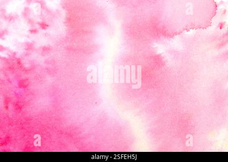 Lebendige, fließende Aquarelle Farbe Swirls Hintergrund Abstract Stockfoto