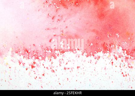 Lebendige, fließende Aquarelle Farbe Swirls Hintergrund Abstract Stockfoto