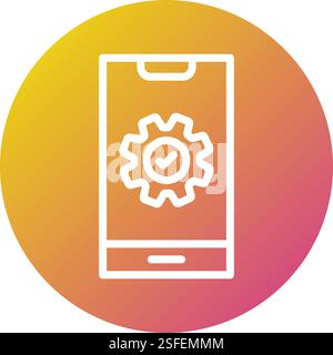 Illustration Des Vektorsymbols Aktualisieren Stock Vektor