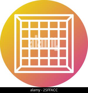 Brettspiel Vektor Icon Design Illustration Stock Vektor