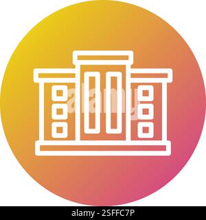 Supermarkt-Vektor-Symbol-Design-Illustration Stock Vektor