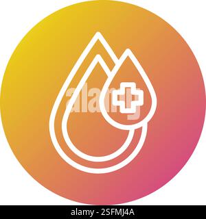 Illustration Für Das Design Von Blutvektor-Symbolen Stock Vektor