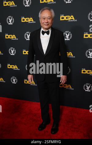 Beverly Hills, USA. Februar 2025. Ang Lee nimmt am 8. Februar 2025 an den 77. Jährlichen Directors Guild of America Awards im Beverly Hilton in Beverly Hills, Kalifornien Teil Foto: Crash/imageSPACE Credit: Imagespace/Alamy Live News Stockfoto