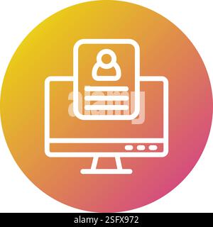 Onboarding-Vektor-Symbol-Design-Illustration Stock Vektor