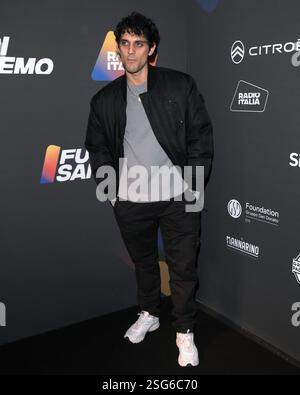 Sanremo, Italien. Februar 2025. Sanremo, 75. Italienisches Songfestival - Auftritte auf der Radio Italia Party - Bresh Credit: Unabhängige Fotoagentur/Alamy Live News Stockfoto