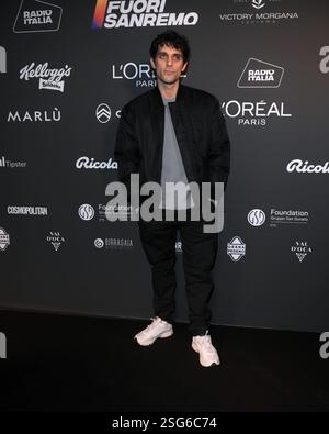 Sanremo, Italien. Februar 2025. Sanremo, 75. Italienisches Songfestival - Auftritte auf der Radio Italia Party - Bresh Credit: Unabhängige Fotoagentur/Alamy Live News Stockfoto