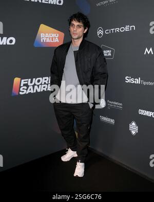 Sanremo, Italien. Februar 2025. Sanremo, 75. Italienisches Songfestival - Auftritte auf der Radio Italia Party - Bresh Credit: Unabhängige Fotoagentur/Alamy Live News Stockfoto