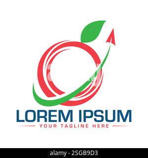 Q Logo-Design mit Buchstaben Stock Vektor