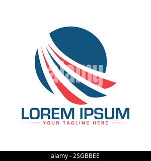 Q Logo-Design mit Buchstaben Stock Vektor