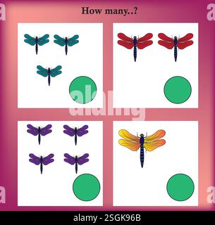 Wie viele? Stock Vektor