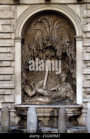 Die Göttin Juno, Quattro Fontane, Rom, Italien, 2009. Die Goddes Juno, das Symbol von Strenghth von Domenico Fontana (1543-1607). Stockfoto