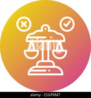 Ethik-Vektor-Symbol-Design-Illustration Stock Vektor