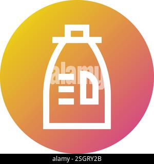 Stoffweichmacher Vektor-Symbol Design-Illustration Stock Vektor