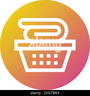 Waschlappen Vektor Icon Design Illustration Stock Vektor