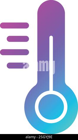 Design-Illustration Für Thermometer-Vektor-Symbole Stock Vektor