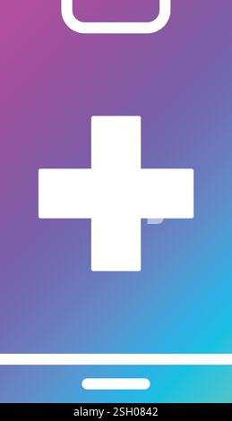 Medizinische Vektor-Symbol-Design-Illustration Stock Vektor