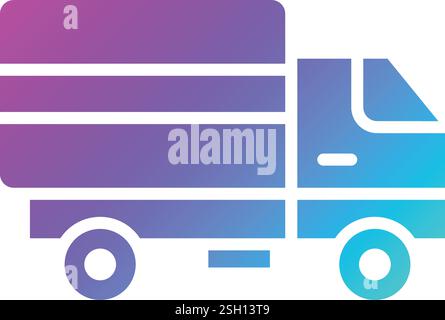 Truck Vector Icon Design Illustration Stock Vektor