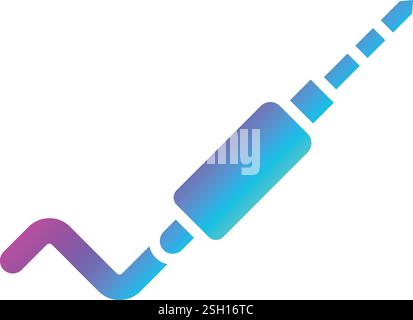 Illustration Des Designs Des Vektorsymbols Für Audiobuchse Stock Vektor