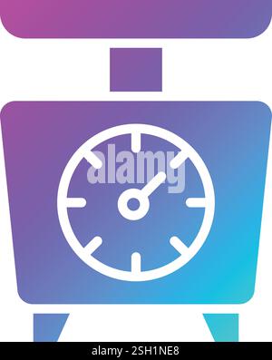 Vektorsymbol für Waage Design-Illustration Stock Vektor