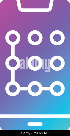 Mustervektor-Symbol Konstruktionsabbildung Stock Vektor