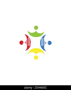 Menschen-Fitnessstudio-Logo, menschliche Figur-Fitness-Logo, Gym-Fitness-Logo-Design-Vektor Stock Vektor