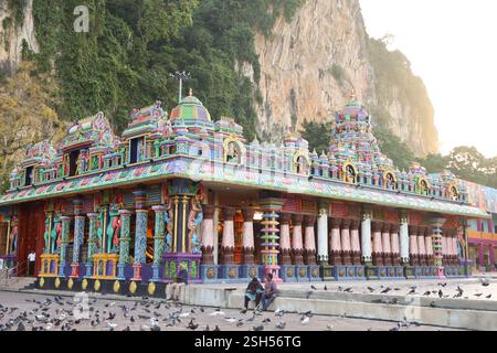 Hindu-Tempel in den Batu-Höhlen | Kuala Lumpur,. Malaysia Stockfoto