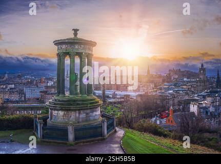 calton Hill in Edinburgh Schottland im vereinigten Königreich Stockfoto