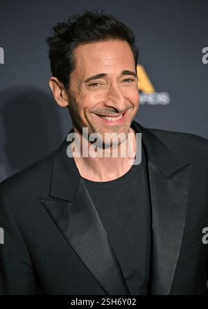 Beverly Hills, Usa. Februar 2025. Adrien Brody nimmt am Samstag, den 8. Februar 2025, an den 77. Jährlichen Directors Guild of America Awards im Beverly Hilton Hotel in Beverly Hills, Kalifornien, Teil. Foto: Chris Chew/UPI Credit: UPI/Alamy Live News Stockfoto