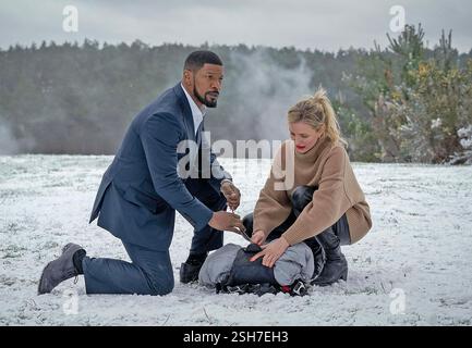 ZURÜCK IN AKTION 2025 Netflix Film mit Cameron Diaz und Jamie Foxx Stockfoto