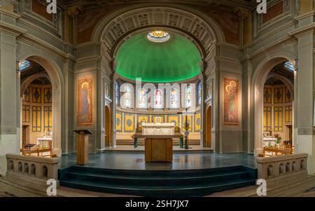 Paris, Frankreich - 02 07 2025: Bezirk Flandres. Blick in die Kirche Saint-Jacques Saint-Christophe Stockfoto