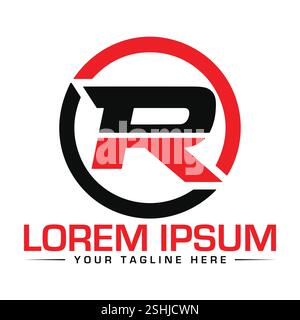 Design mit RD-Letter-Logo Stock Vektor
