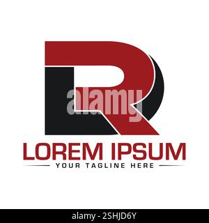 Design mit RD-Letter-Logo Stock Vektor