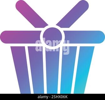Warenkorb Vektor Icon Design Illustration Stock Vektor