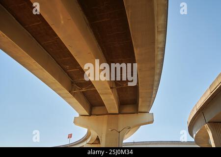 Urban Elevated Road in Los Angeles Stockfoto