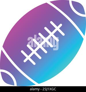 American Football Vector Icon Design Illustration Stock Vektor