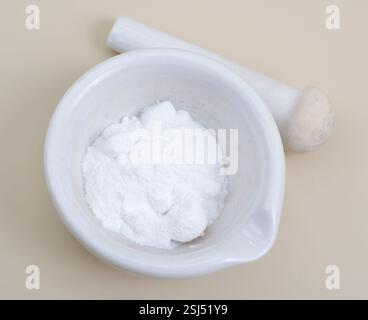 Natriumtriphosphat STP, auch Natriumtripolyphosphat STPP oder Tripolyphosphat TPP Stockfoto