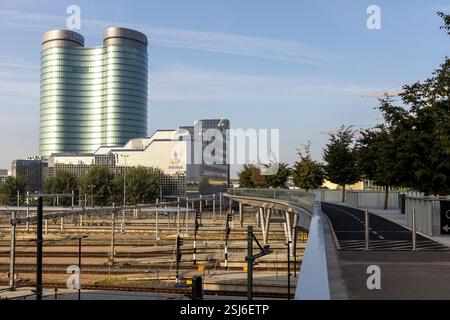 Hauptsitz der Rabobank Croeselaan 18 Utrecht, Niederlande. Stockfoto