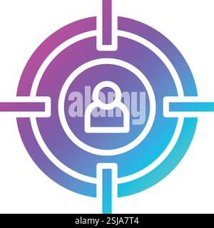 Kopf Jagd Vektor Symbol Design Illustration Stock Vektor